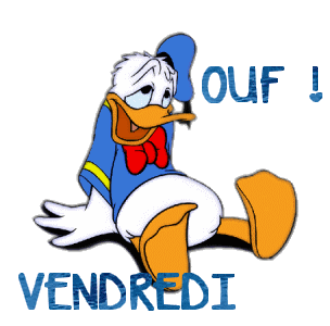 Gif animé Bon vendredi Donald